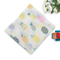 Muslin Swaddle Wrap - Pineapple Party